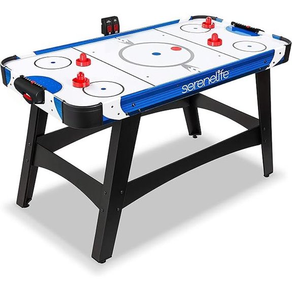 SereneLife Powered Air Hockey Table with Scoreboard