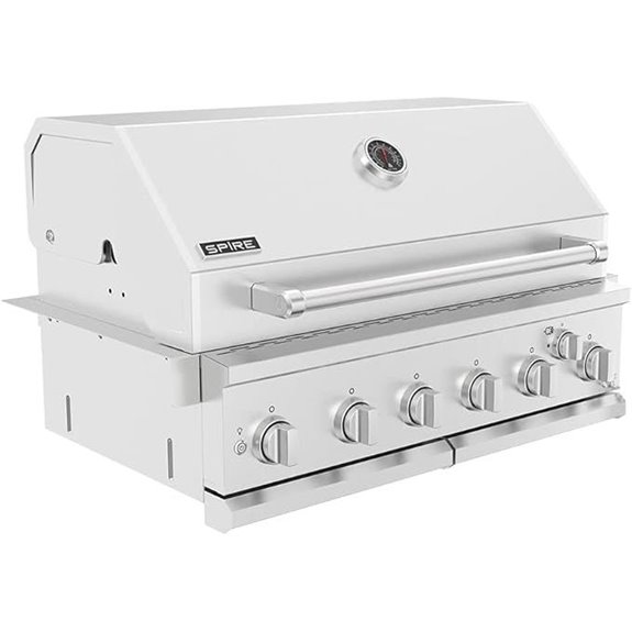 Spire 6-Burner Built-In Gas Grill Island Stainless