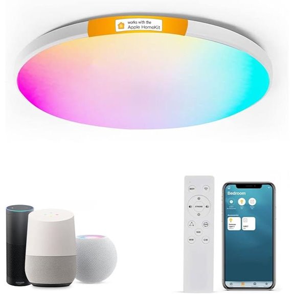 Smart Ceiling Light with HomeKit Alexa & Google Control