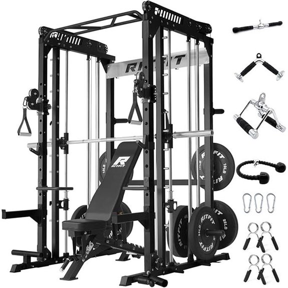RitFit M1 & M1 Pro Smith Machine with Cables