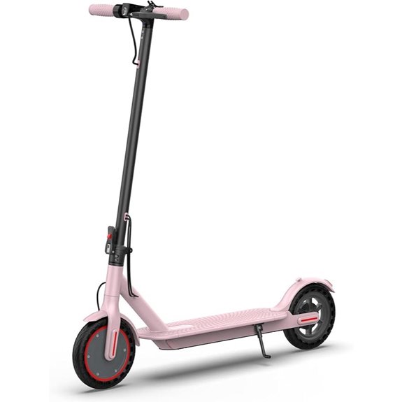 Electric Scooter with Solid Tires and Long Range