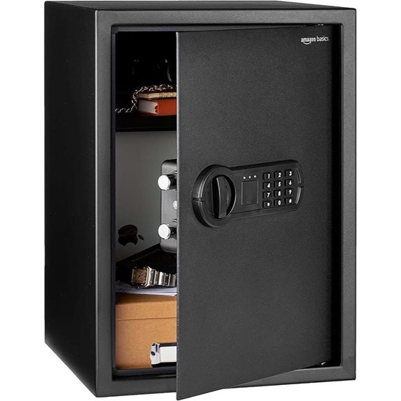 Amazon Basics Steel Electronic Safe with Keypad Lock