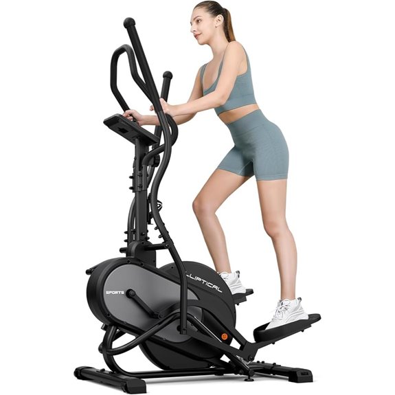 THERUN 3-in-1 Elliptical Exercise Machine with Resistance