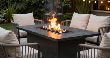 top gas fire pit tables