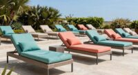 top outdoor cushioned lounge chairs