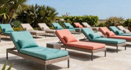 top outdoor cushioned lounge chairs