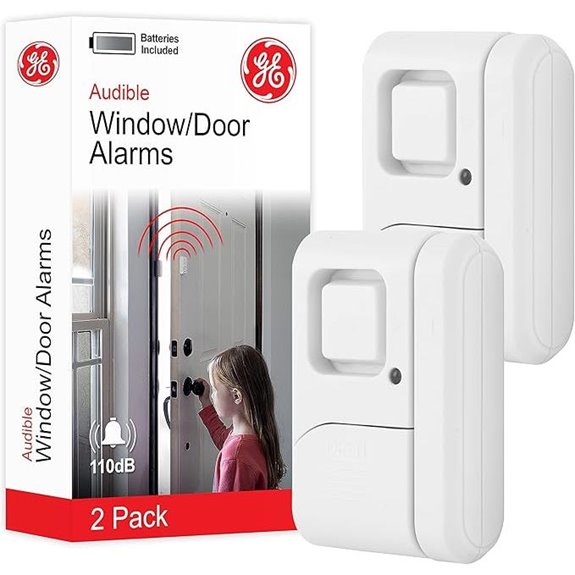 GE Security Window and Door Alarm (2 Pack)