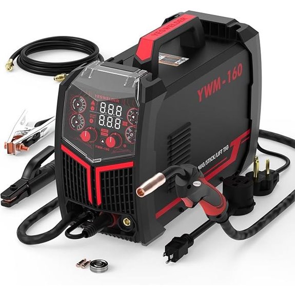 YESWELDER 160A 4-in-1 Multi-Process MIG TIG Arc Welder