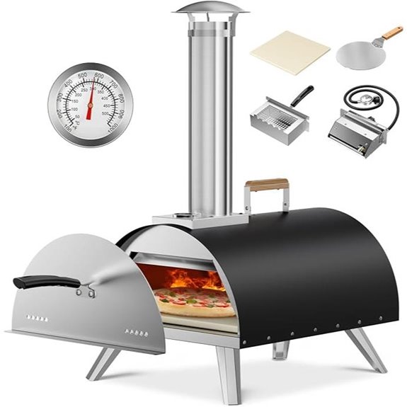 Multi-Fuel Portable Outdoor Pizza Oven