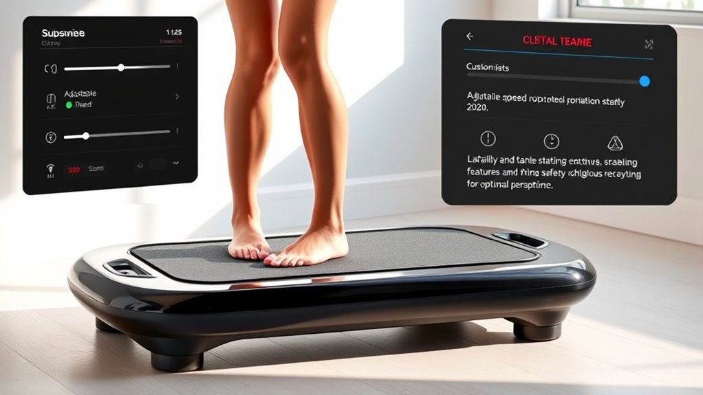 vibration settings and features