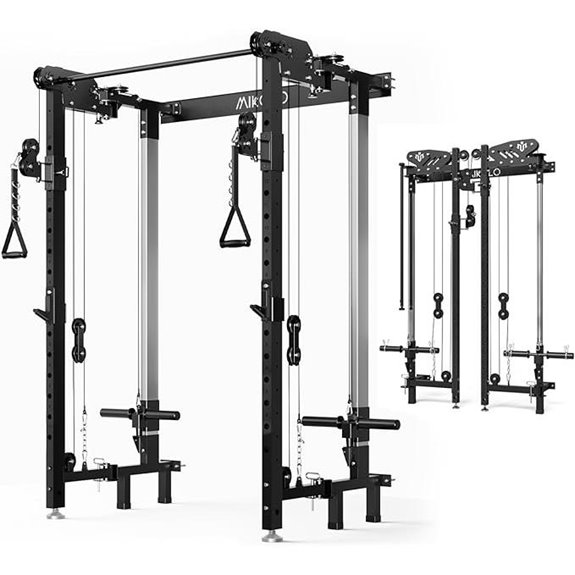 Mikolo Wall-Mounted Folding Power Rack & Trainer