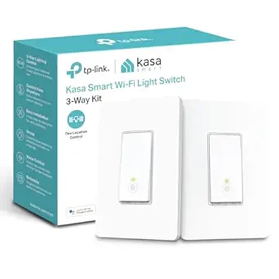 Kasa 3-Way Wi-Fi Light Switch Kit (2-Pack)