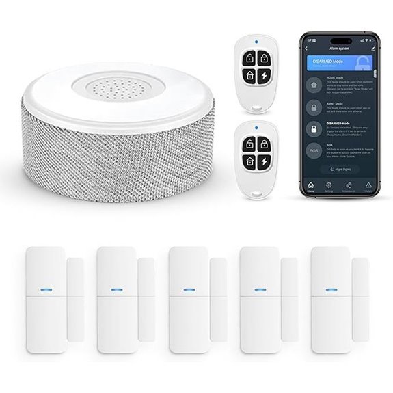 WiFi Smart Home Security Alarm System (8-Piece Kit)