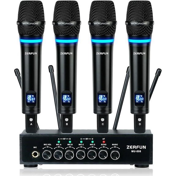 Pro Wireless Microphone System with Echo and Bluetooth