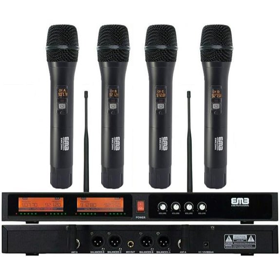 EMB EMIC2500 Wireless Microphone System (4 Mics)
