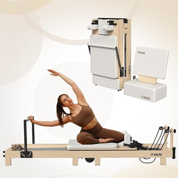 PAETA 92 Wooden Pilates Reformer with Accessories