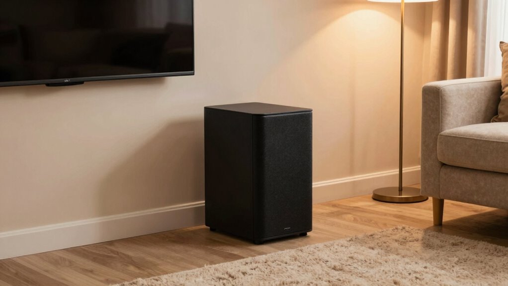 adjust subwoofer position accordingly