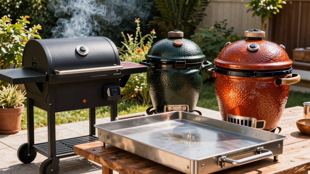 comparing outdoor cooking styles