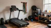 inefficient home gym setup