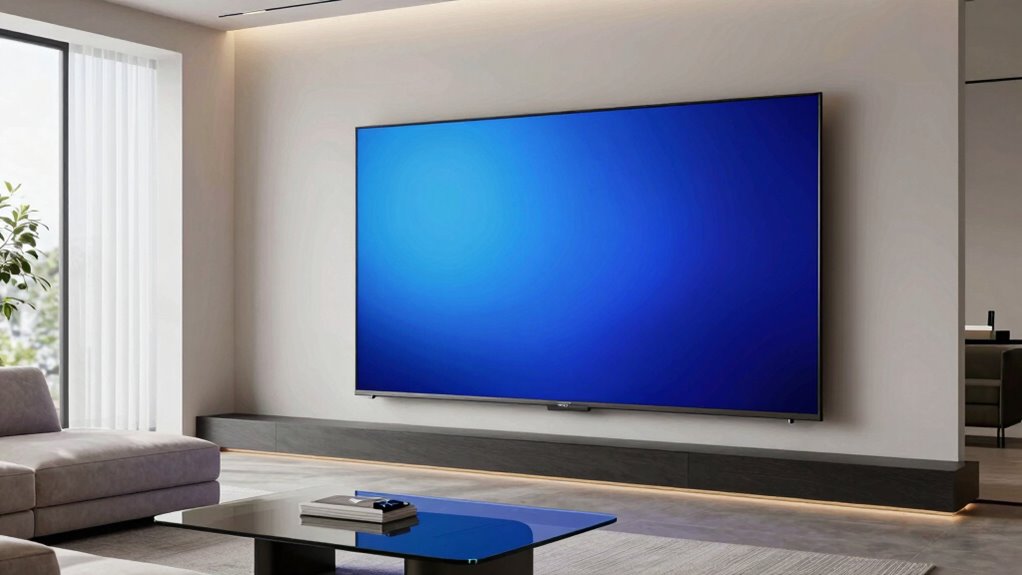 match tv size to space