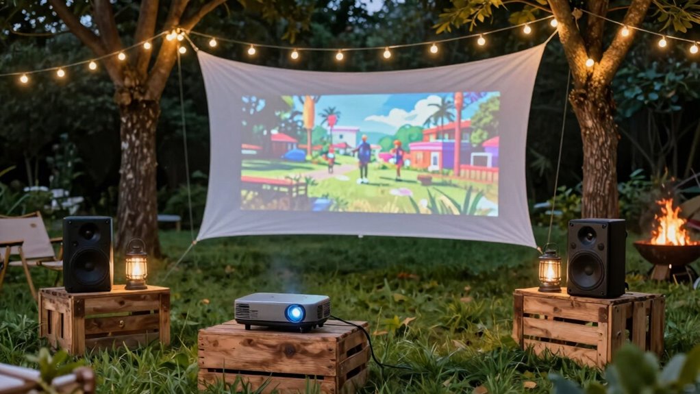 optimal outdoor sound placement