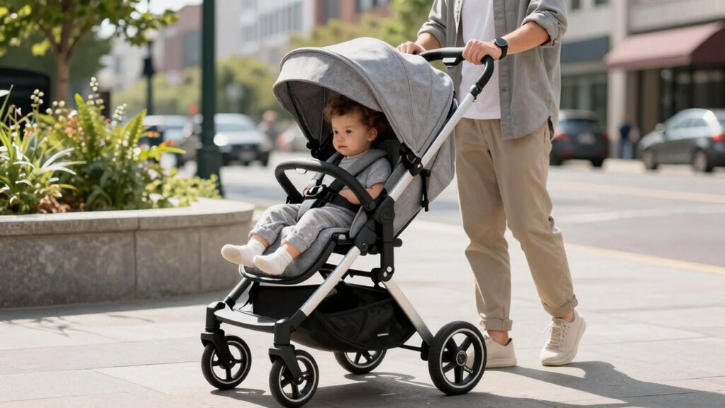 adaptable stroller for growing families