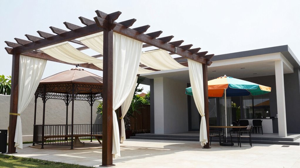 easy outdoor shade installation and upkeep