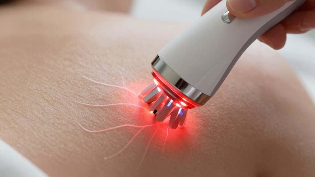 light wavelengths stimulate skin cells
