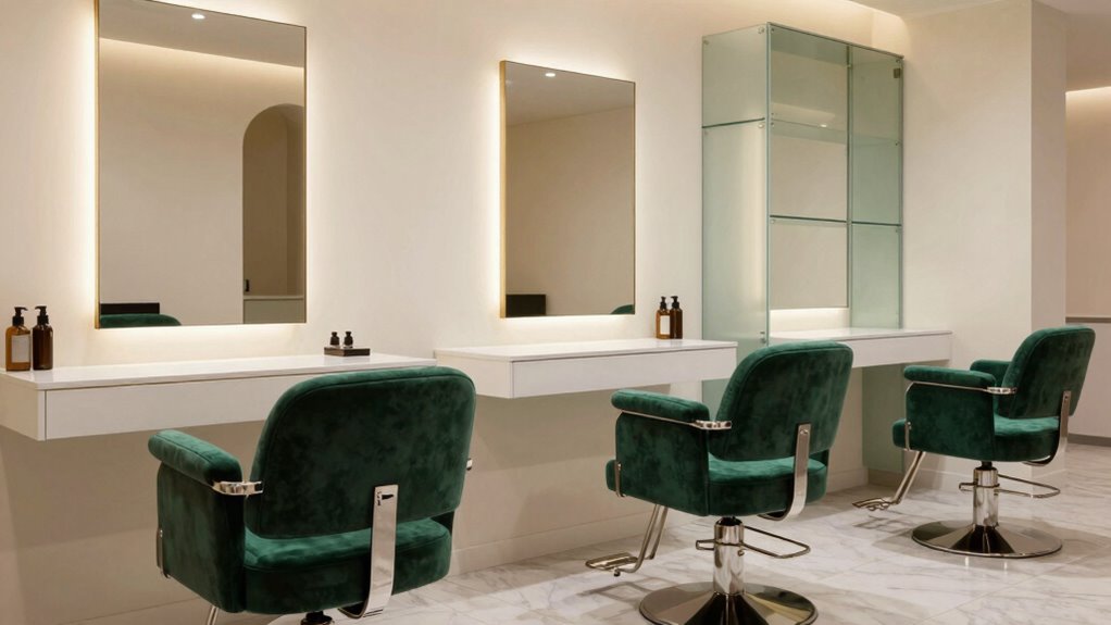 luxurious ergonomic salon furniture