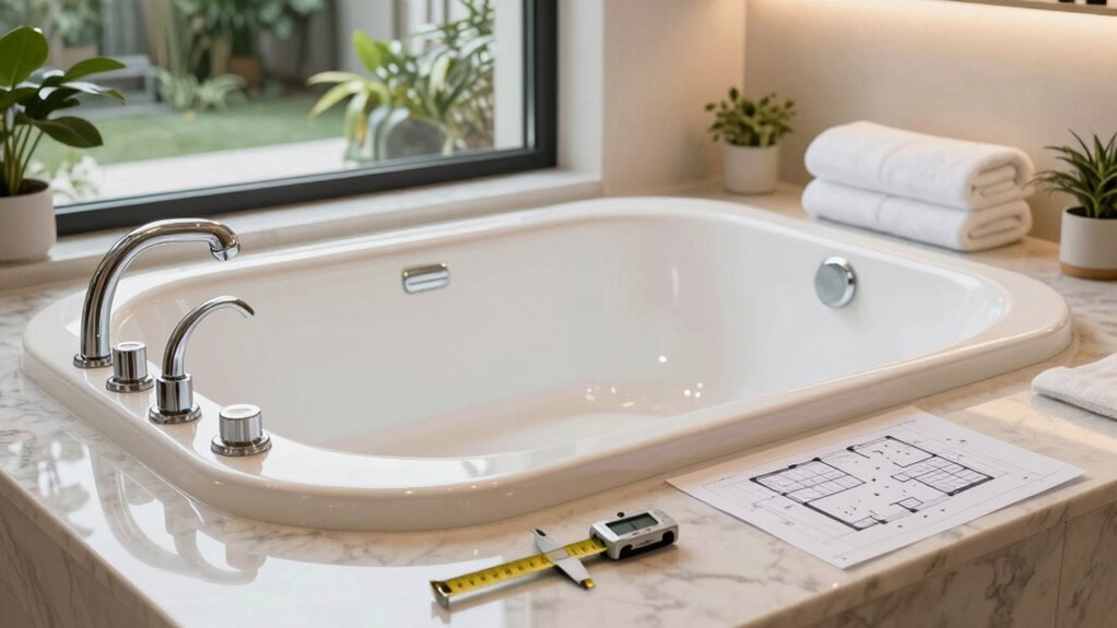 measure spa equipment dimensions