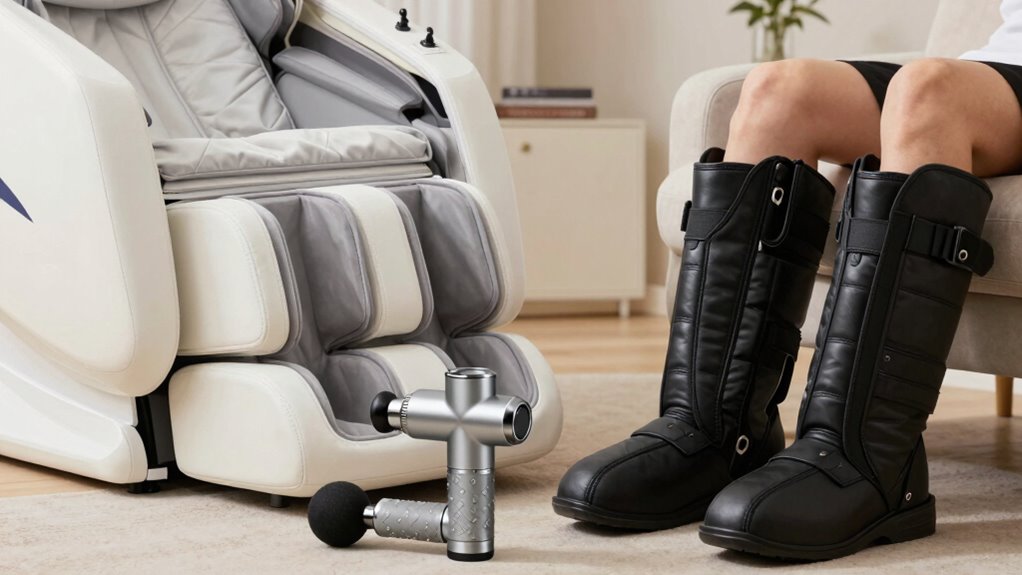 muscle relief through compression