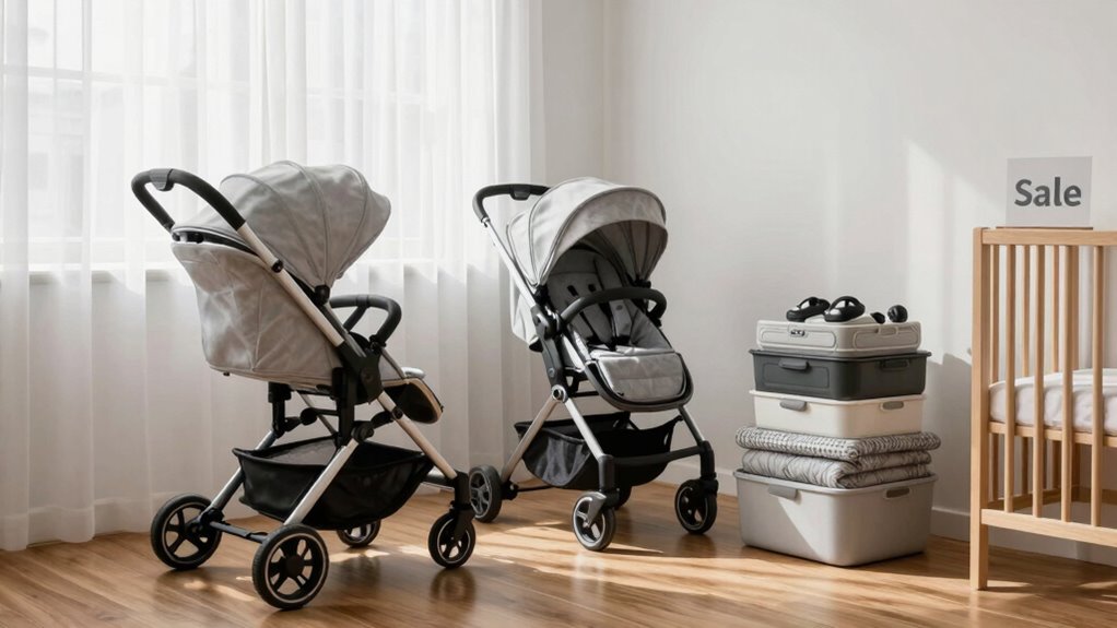 off peak shopping for baby gear