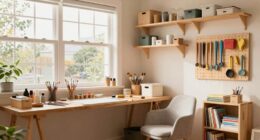organized durable hobby space