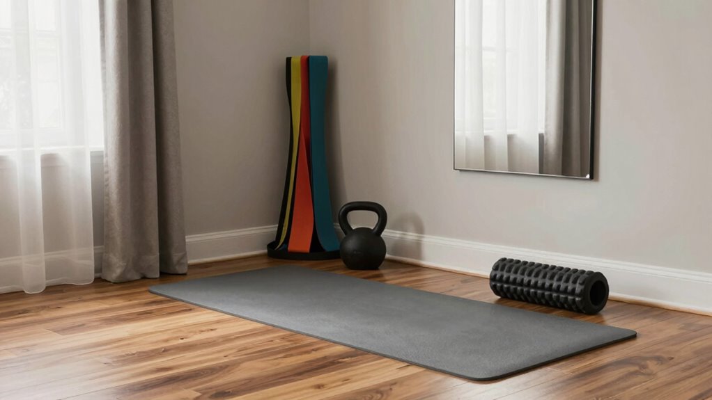 private organized fitness space