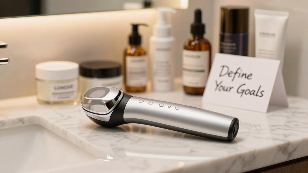 set clear skincare goals