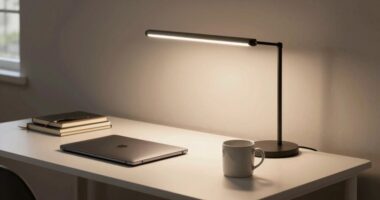 stylish eye friendly desk lighting