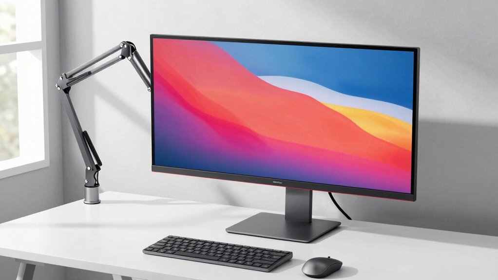 adjustable monitor for comfort