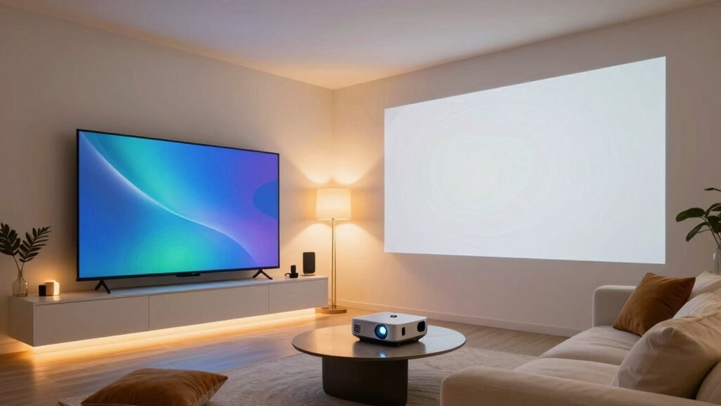 choosing between projector and tv