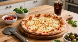 convenient home pizza station