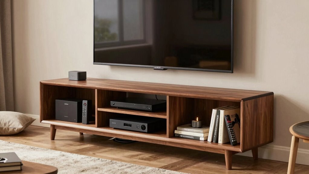 convenient organized entertainment storage