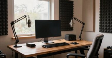 efficient home studio setup