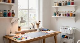 enhanced craft room organization