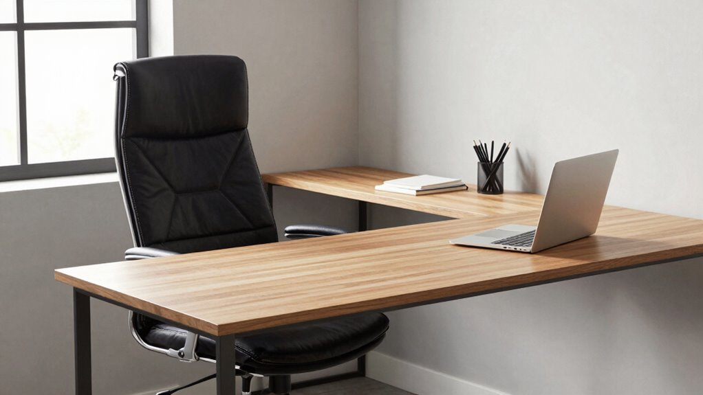 ergonomic setup and organization