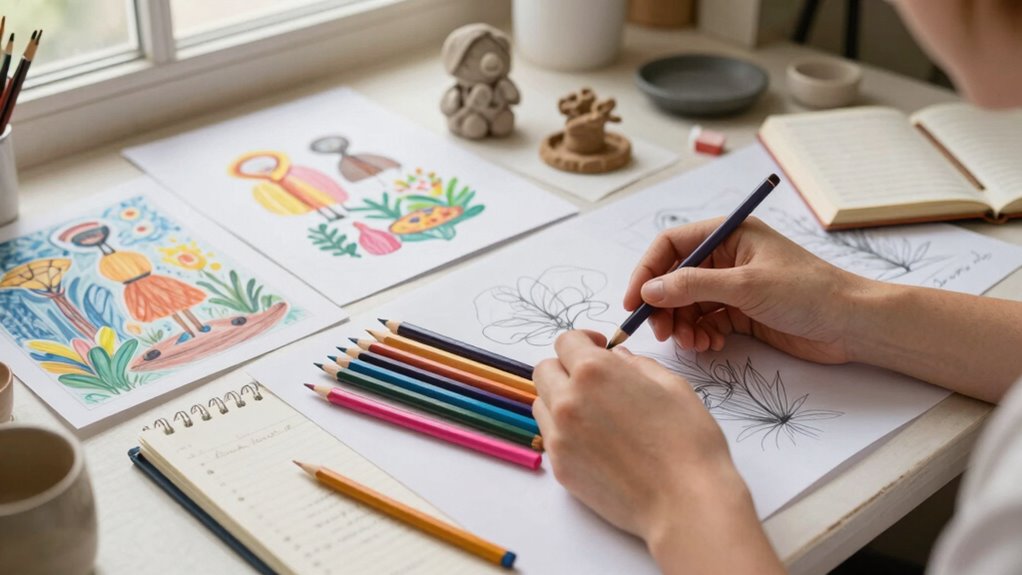 find joy through creative pursuits
