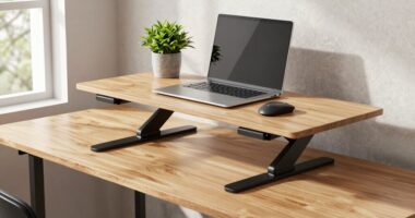 home office desk converters