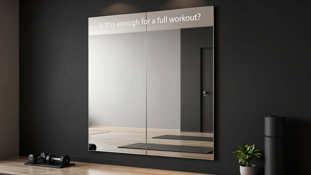 interactive virtual workout mirror