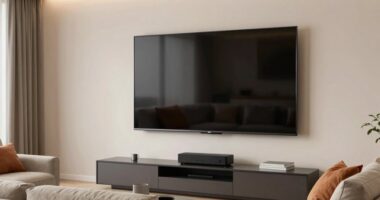 optimal placement for large tvs