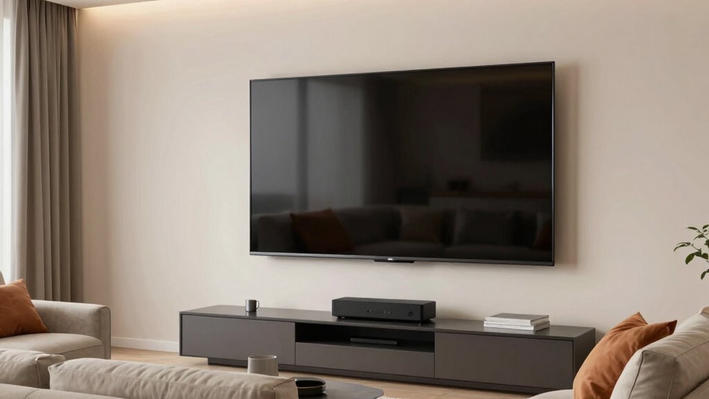 optimal placement for large tvs