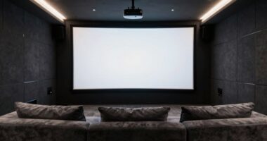 optimal projector screen selection