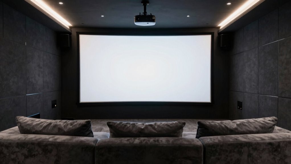 optimal projector screen selection